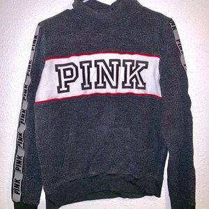 PINK loose turtle neck sweater